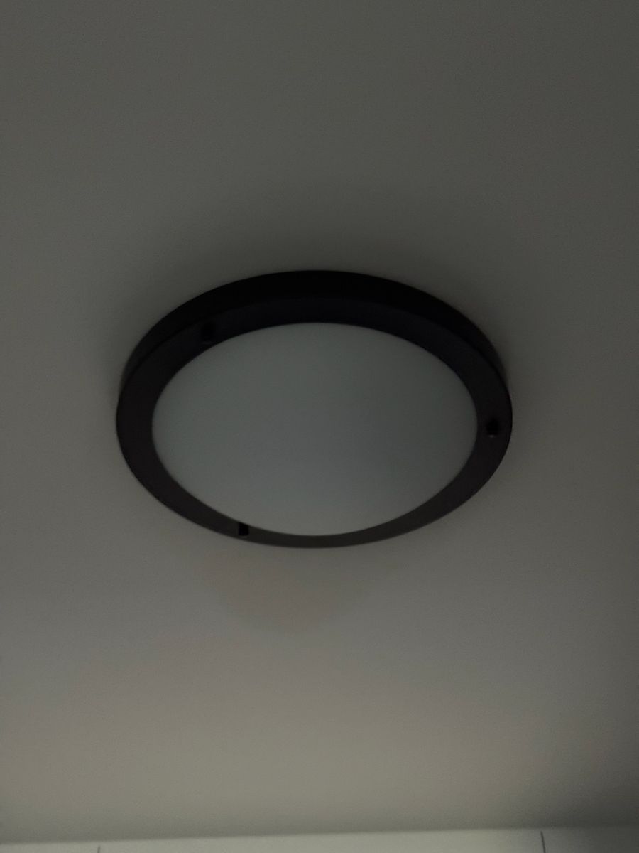 Ronde metalen plafondlamp – foto 2